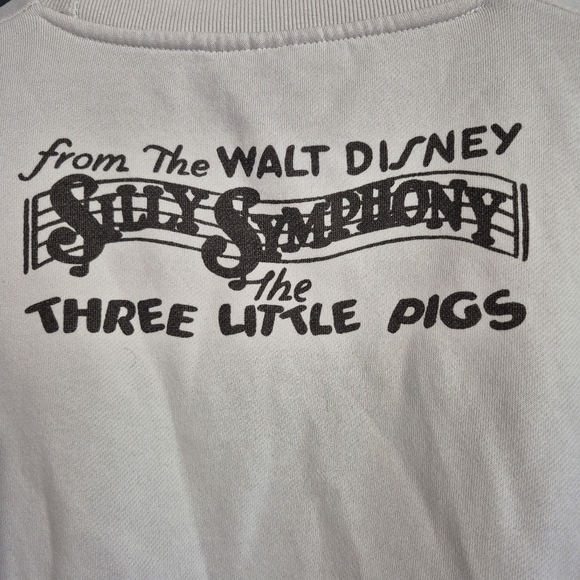 Cakeworthy Disney Three Little Pigs Crew Neck Sweatshirt Large - Picture 4 of 8